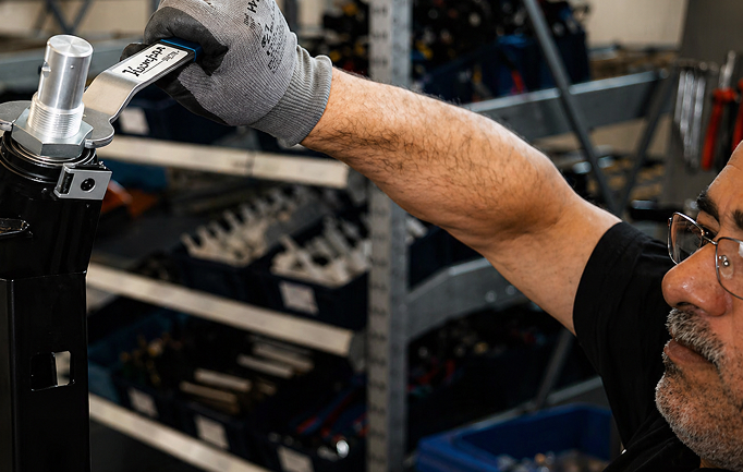 Industrial AI for manufacturing system monitoring production line data in real-time