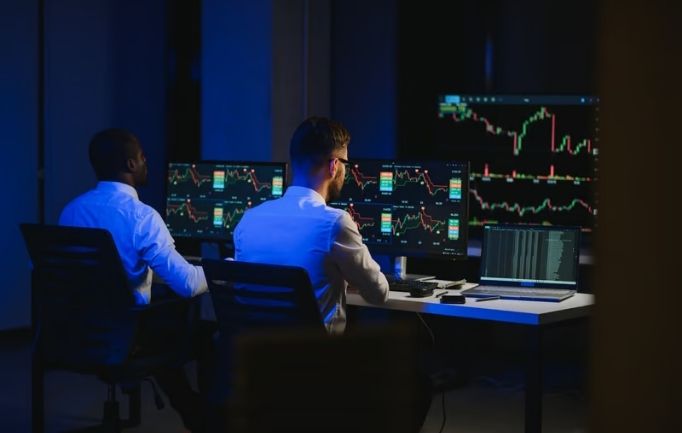 Enterprise AI dashboard with forecasts and business insights
