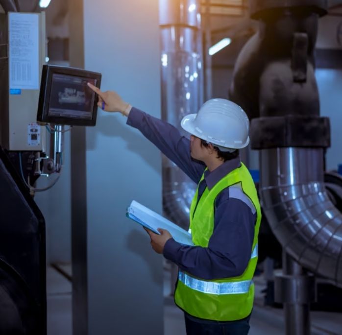 Industrial AI monitoring equipment health across a facility